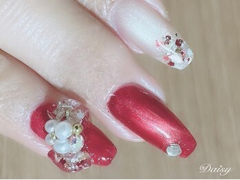 冬のマグネットネイル