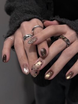 Uni Nail Salon 日暮里店の写真/初回オフ無料★ワンカラー3980円[税込]でお得に可愛く！2回目以降も同価格で通いやすい◎