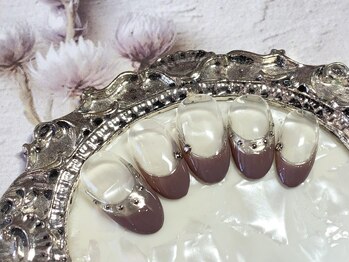 グリッター(GLITTER)/フレンチネイル