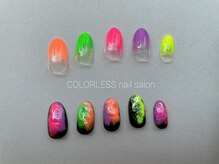 カラーレス(COLORLESS)/【ネオンカラーネイル】