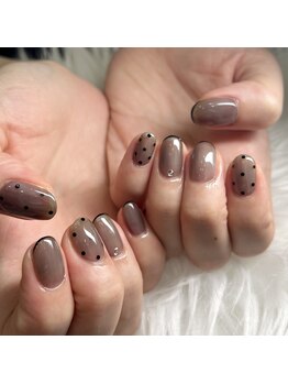 イルネイル バイ ルアナ(001..Nail by Luana.)/大人ブラックネイル☆