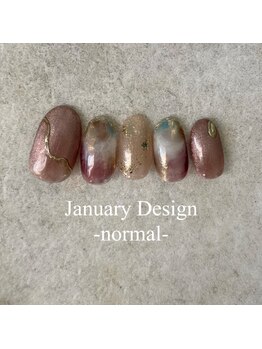 エトワールネイル 高崎筑縄町店(Etoile nail)/25年1月ノーマルハンド定額