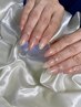 【HAND】チップ長さ出し★ワンカラー、ラメグラ￥8800
