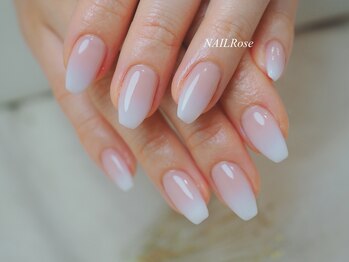 ネイルローズ(NAIL Rose)の写真/歴25年の経験が叶える、完成度の高い仕上がりに♪エアブラシや長さ出しなど、高度な技術にも対応*