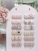 ビジューネイル(bijou nail)/４月定額大人モテシンプルコース