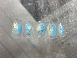 ブルークリアネイル