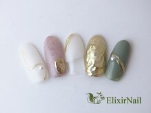 エリクサーネイル 五反田(Elixir Nail)/定額b カジュアル/クーポン使用