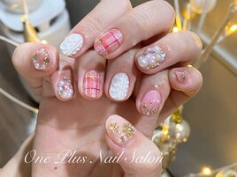 チェックネイル　可愛い