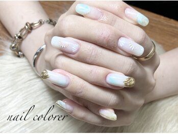 クロレ(colorer)/夏ネイル/海ネイル/ターコイズ