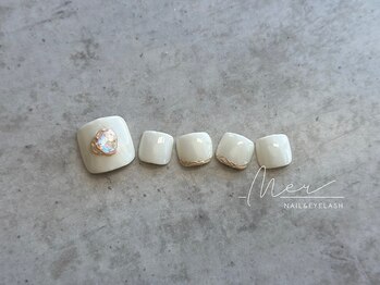 ホワイトフットネイル