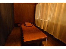 リラクゼーション川の雰囲気（落ち着きのあるブラウンを基調とした店内でリフレッシュタイム★）