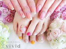 メイクプラスネイル ヴィヴィッド(MAKE+NAIL vivid)/選べるアート付き定額ジェル♪