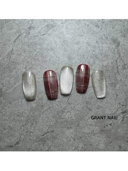 グラントネイル 和歌山店(GRANT NAIL)/チェックネイル☆川島