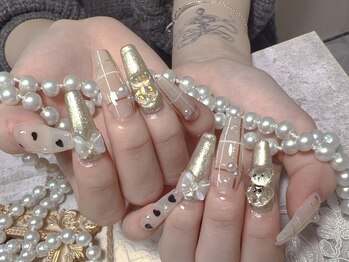 モアネイル 新宿/ワンホンネイル/持ち込み/新宿