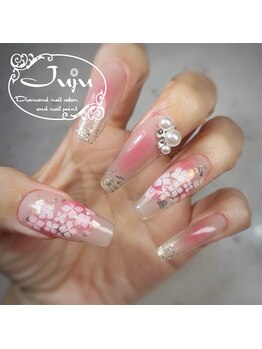 ジュジュ(Juju)/ジェルチップ長さだし チーク