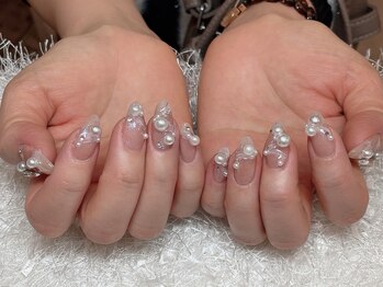 レアネイル 新宿(le'a nail)/パールデザイン
