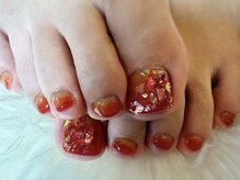 アミュリー ネイル アトリエ(Amury nail atelier)/ボルドー 紅葉 グラデーション 