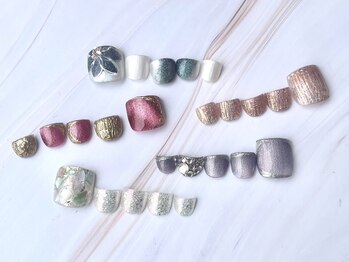 リリールレーブ(LiLy Le Reve)/春のフットネイル