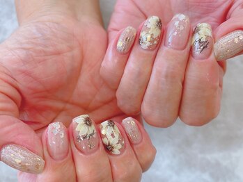 ネイルサロン シェル(Nail Salon SHELL)/ひまわりネイル♪