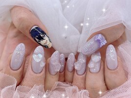 痛ネイル パステル