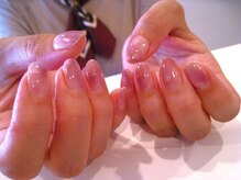 アロアロネイル(aloalo nail)/透け感☆マーブルニュアンス