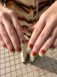 秋色グラデーション