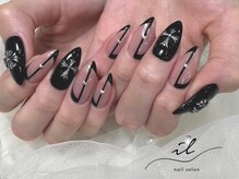 イル 神戸店/クロムパーツ×アートネイル