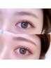 眉毛WAX＋まつげパーマ(上)＋眉メイク仕上げ ¥9200
