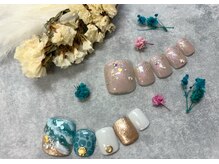 ネイル バズ(NAIL BUZZ)/フット選べるゴージャスアート