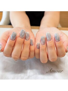 アムール(Amour)/もやもやネイル☆