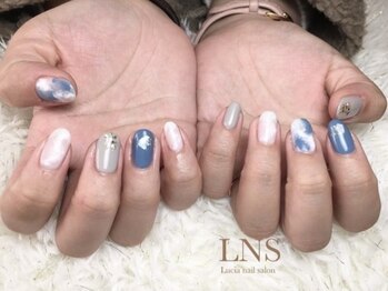 ルシアネイルサロンの写真/【ハンド/アートコース¥7980～】お任せやざっくりとしたイメージのオーダーOK♪心華やぐデザインをご提案！