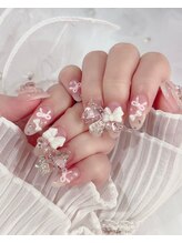 ミス シャーリー(Miss Shirley)/【リボンガーリーネイル】