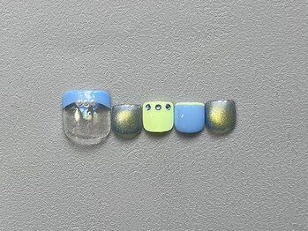 ツーバイマックスビューティー 吉祥寺(2by MAX BEAUTY)/フット/フレンチ/ネオン ¥9900