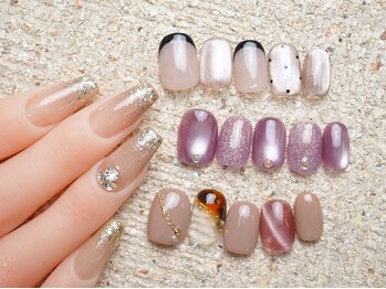 ナイスネイル 大森店(NICE NAIL)の写真/【60種類から選ぶ今月のネイル¥4990】毎月新デザイン追加!好みに合った最旬デザインがきっと見つかる♪