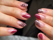 ネイルサロン プール ヴー(Nail Salon Pour Vous)/【シンプル】変形フレンチネイル