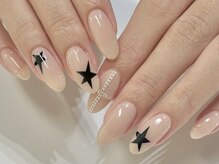ジェミーネイル シンジュク(Jemiy nail shinjuku)/【Aoi】シンプル星Y2K¥7600