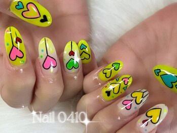 ネイル0410 すすきの(Nail 0410)/【ジェル】持ち込みアート10本