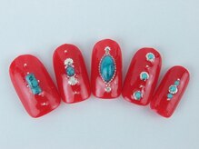 まつげアンドネイル ディアマンローズ(DIAMANT ROSE)/ターコイズアート・90分6930円