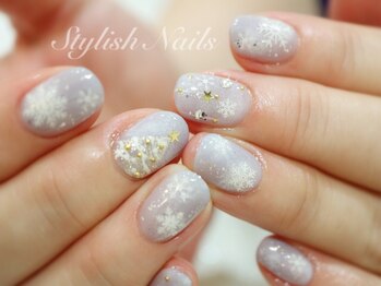 スタイリッシュネイルズ(Stylish Nails)/クリスマスツリー&雪の結晶2
