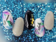 ネイルサロン シェル(Nail Salon SHELL)/ボタニカル風ネイル★
