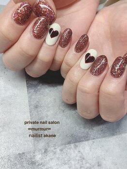 プライベート ネイルサロン マーマ(murmur)/ハートネイル