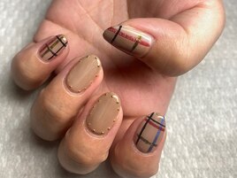 チェックネイル