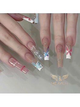 ヘブン ネイル 鶯谷(HEAVEN Nail)/Butterfly Nail Design