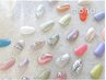 【¥4980】限定特価◎◆時間内アート2本し放題＋ ワンカラー◆