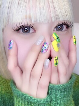 アクト アイラッシュ 仙台店(ACT eyelash)の写真/【トレンド★】何色混ぜても追加料金無し!!全5色★お色のご相談もお気軽に承ります♪仙台駅東口すぐ!