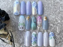 フリークネイル(FREAK Nail)の雰囲気（季節の梅雨手書きアート♪韓国ネイルや流行のワンホンも人気♪）