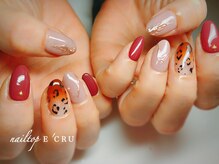ネイルトップエクル(nail top E CRU)/レオパード