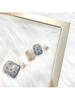 アンドラッシュネイル(&Lash nail)/フットネイル10本デザインコース