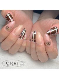 バレンタインネイル