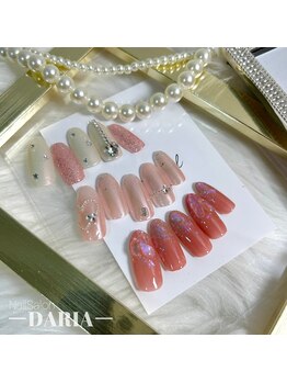 ダリア(Daria)/春色ワンホンネイル￥8500